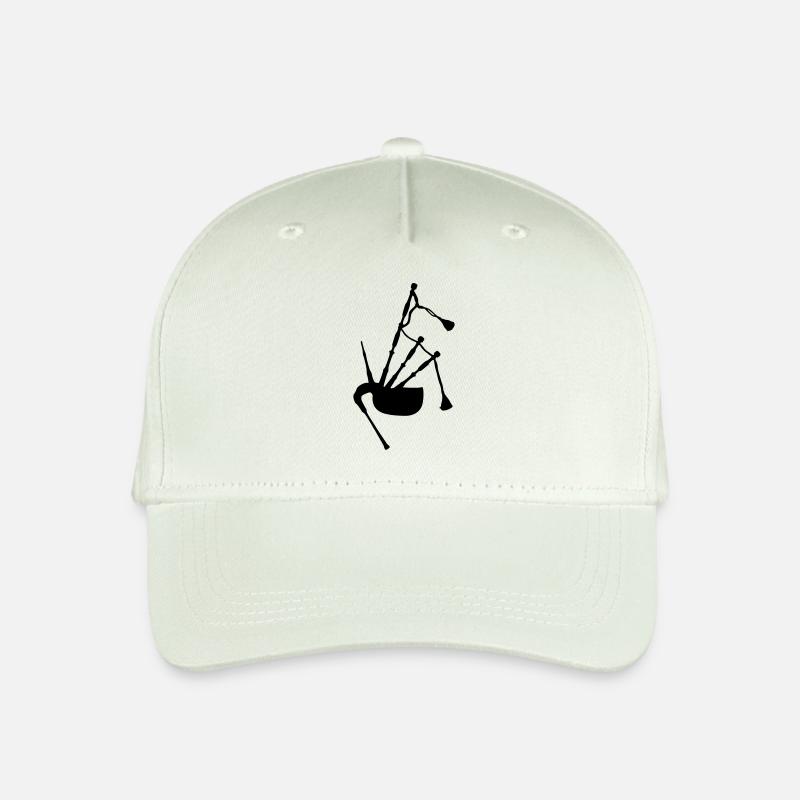 Bagpipe Vector - Kinder Bio Basecap - Helles Mintgrün
