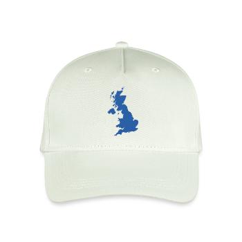 UK-Karte - Kinder Bio Basecap - Helles Mintgrün - Vorne