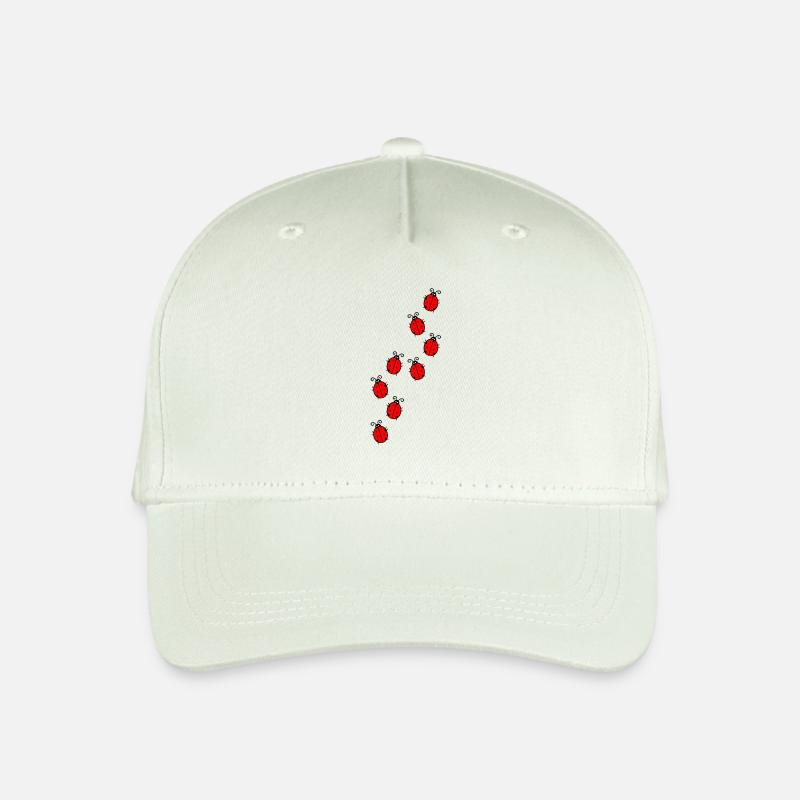 Marienkäfer - Kinder Bio Basecap - Helles Mintgrün