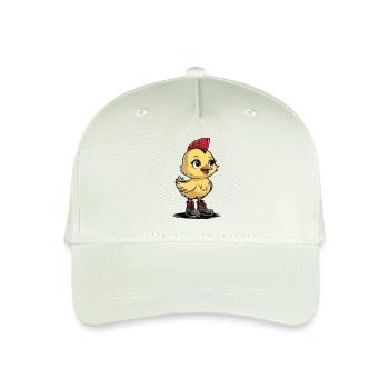 Jupe Chick avec des bottes - Cool Punk Chick Shirt - Casquette de baseball bio Enfant - vert menthe clair - Devant