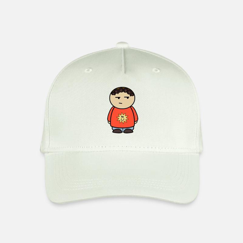 Verdächtigte Comic Figur - Geschenkidee - Kinder Bio Basecap - Helles Mintgrün