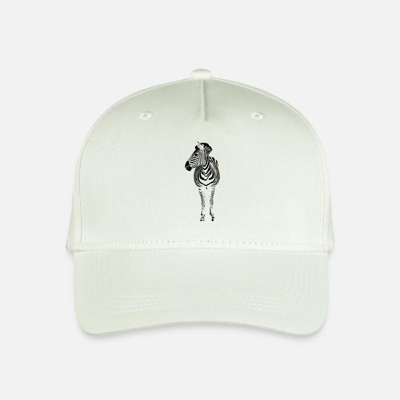 Zebra - Kinder Bio Basecap - Helles Mintgrün