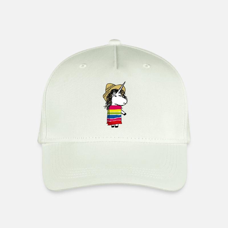Mexikanisches Einhorn - Kinder Bio Basecap - Helles Mintgrün