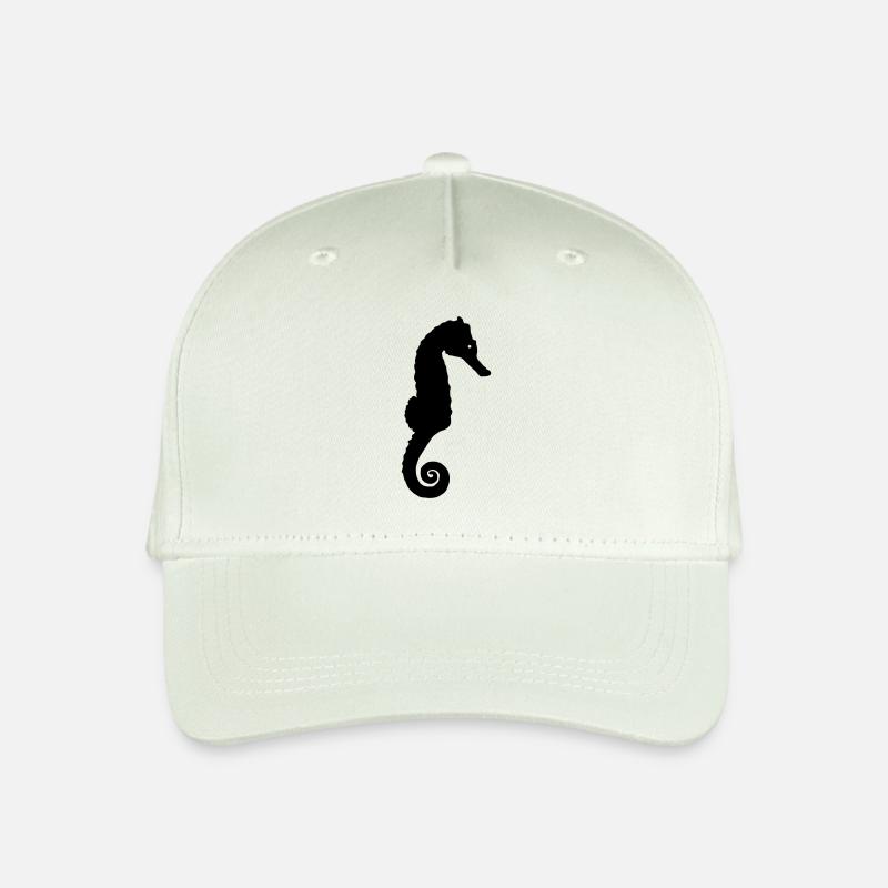 seepferdchen - Kinder Bio Basecap - Helles Mintgrün
