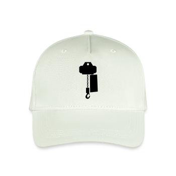 motor_upside_down - Kinder Bio Basecap - Helles Mintgrün - Vorne