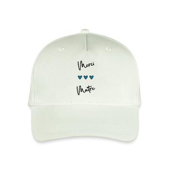 MERCI. THANKS. THANK YOU. ANNIVERSAIRE. NAISSANCE. - Casquette de baseball bio Enfant - vert menthe clair - Devant