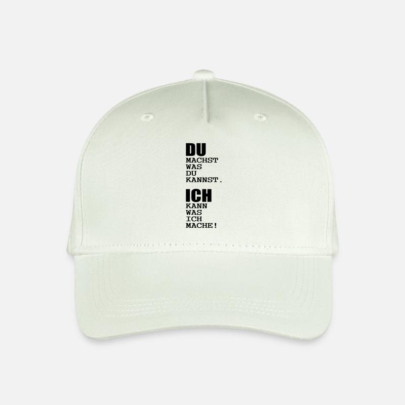 du und ich büro humor - Kinder Bio Basecap - Helles Mintgrün