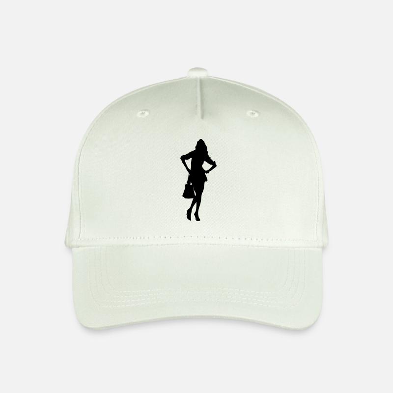 Silhouette silhouette silhouette - Casquette de baseball bio Enfant - vert menthe clair