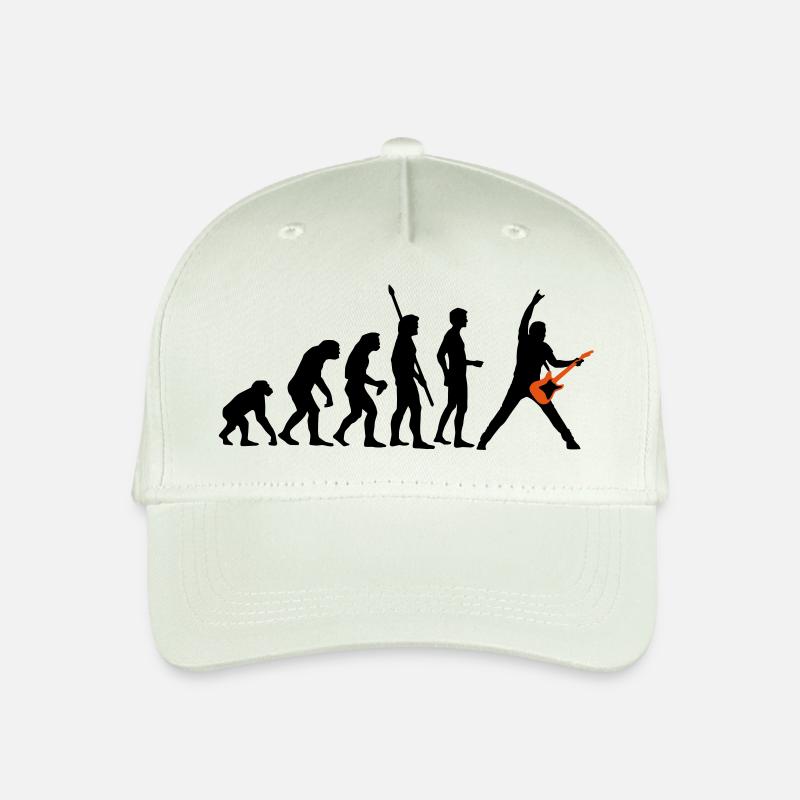 evolution_guitar_a - Casquette de baseball bio Enfant - vert menthe clair
