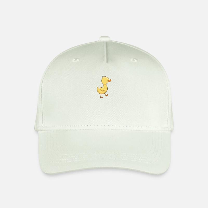 Entchen mit roten Bäkchen - Kinder Bio Basecap - Helles Mintgrün