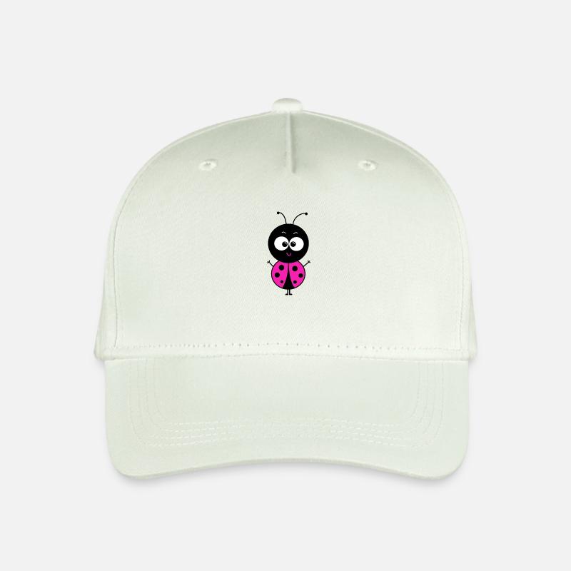 Marienkäfer - Kinder Bio Basecap - Helles Mintgrün