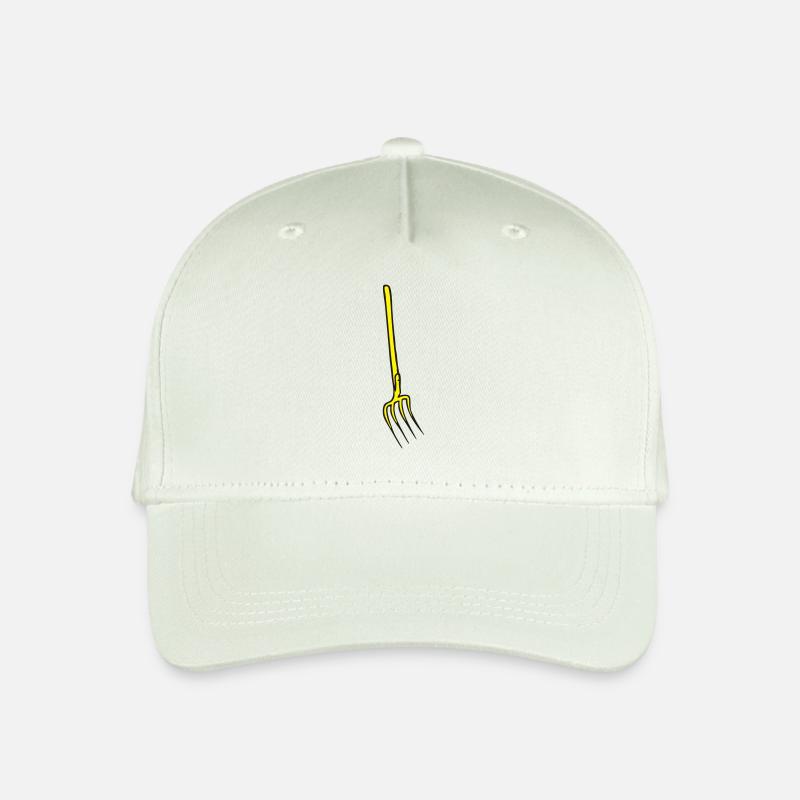 Mistgabel Lang - Kinder Bio Basecap - Helles Mintgrün