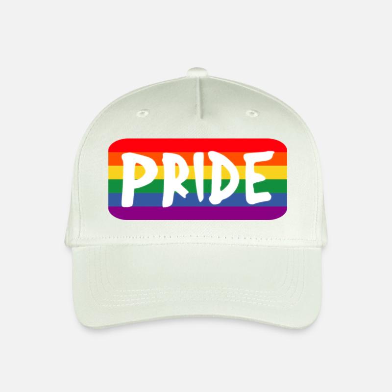 Pride Regenbogen - Kinder Bio Basecap - Helles Mintgrün