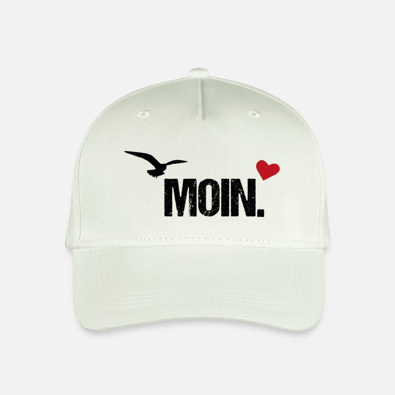 Gesichtsmaske Moin - Kinder Bio Basecap - Helles Mintgrün