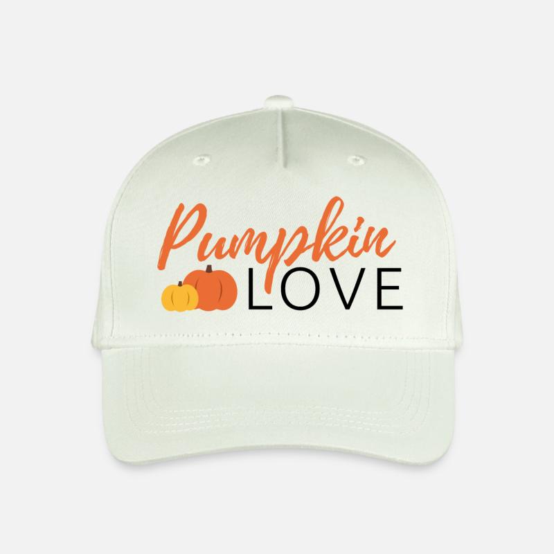 Pumpkin love / Kürbisliebe - Kinder Bio Basecap - Helles Mintgrün