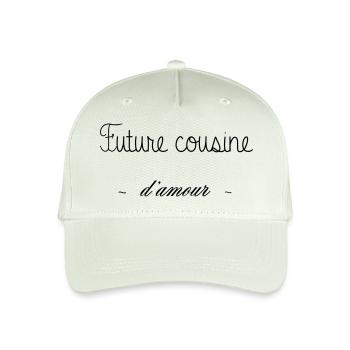 FUTURE COUSINE D AMOUR - Casquette de baseball bio Enfant - vert menthe clair - Devant