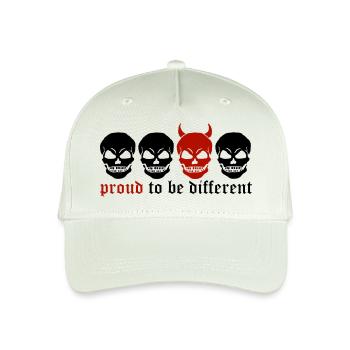 CRÂNE DIFFÉRENT - 2C - Casquette de baseball bio Enfant - vert menthe clair - Devant