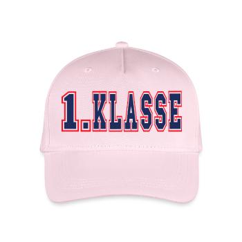1. Klasse - Einschulung in Klasse 1 - Kinder Bio Basecap - Hellrosa - Vorne