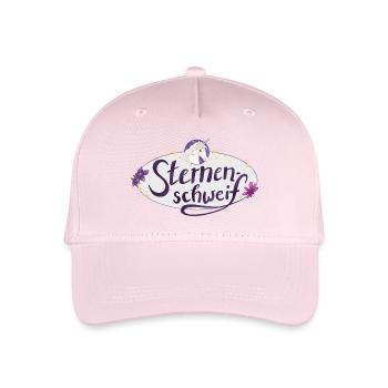 Sternenschweif Klassisches Logo Mit Einhorn - Kinder Bio Basecap - Hellrosa - Vorne