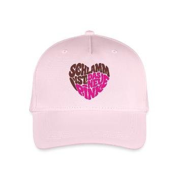 Schlamm ist das neue Pink - Kinder Bio Basecap - Hellrosa - Vorne