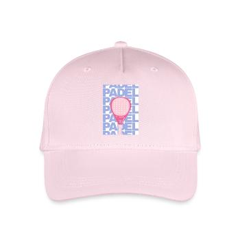 Padel-Poster - Kinder Bio Basecap - Hellrosa - Vorne