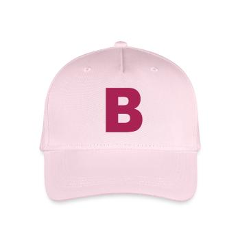 Chipmunk Costume Letter B Yellow Carnival - Organic Kids’ Baseball Cap - light pink - Front