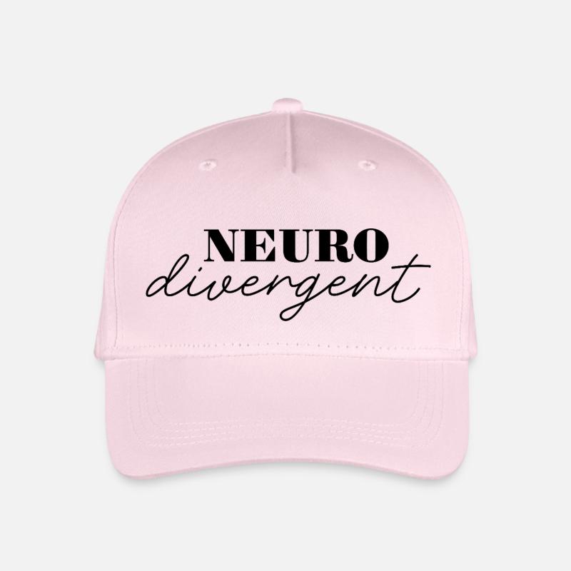 Neurodivergenz feiern - Einzigartige Produkte - Kinder Bio Basecap - Hellrosa