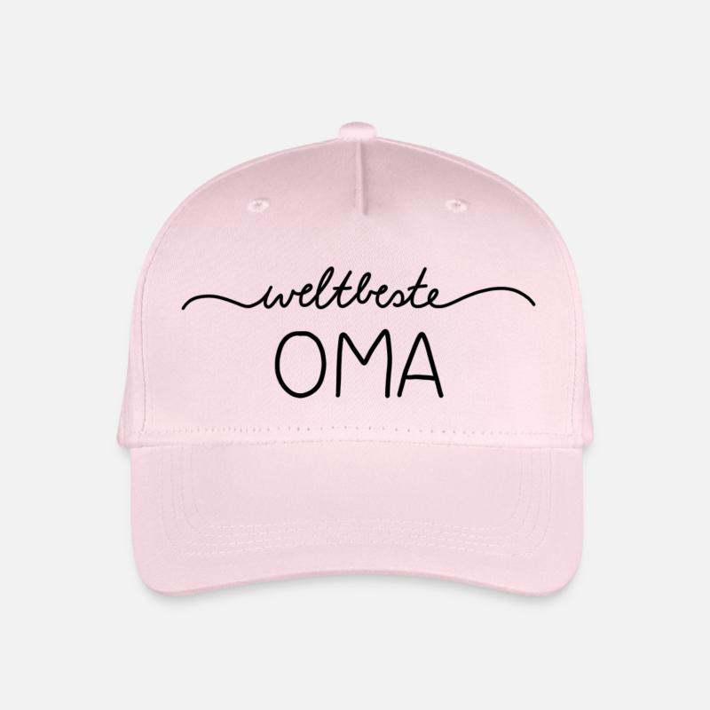 Weltbeste Oma - Kinder Bio Basecap - Hellrosa