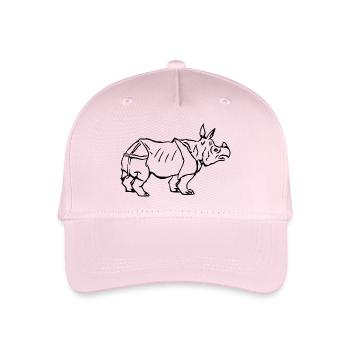 Nashorn - Kinder Bio Basecap - Hellrosa - Vorne