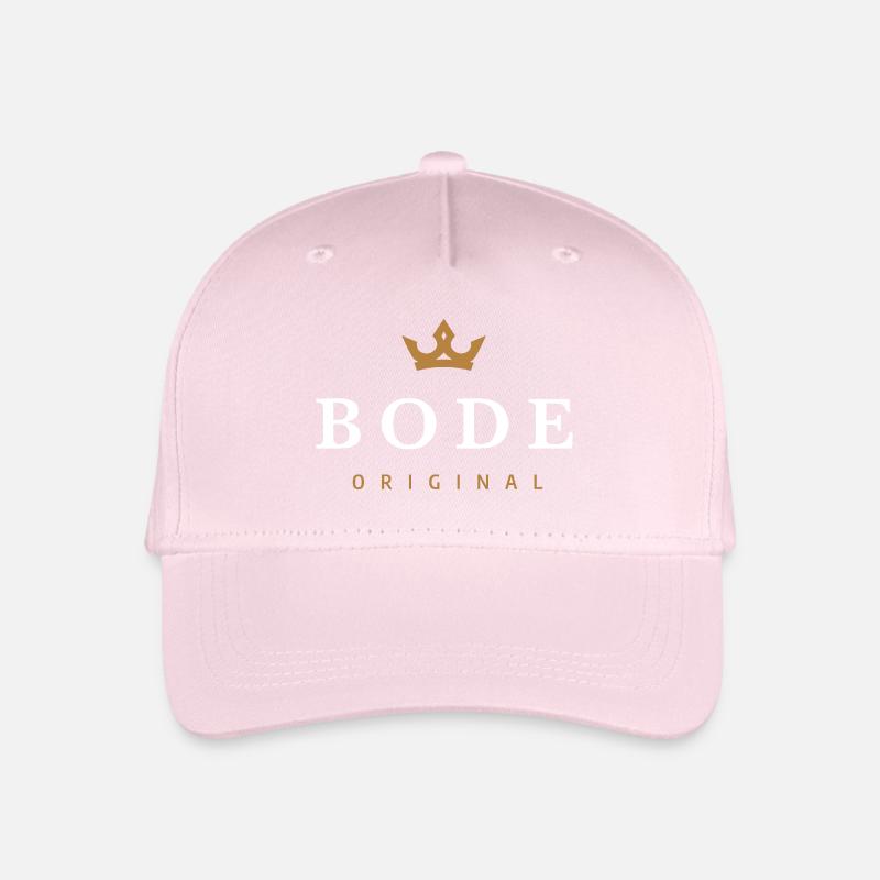 Bode Original Familienlogo - Kinder Bio Basecap - Hellrosa