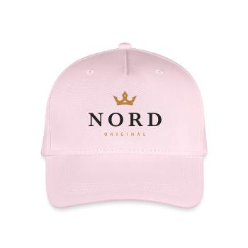 Nord Original Familienlogo - Kinder Bio Basecap - Hellrosa - Vorne