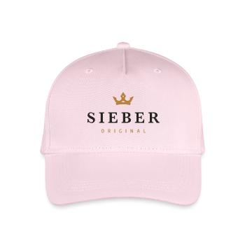 Sieber Original Familienlogo - Kinder Bio Basecap - Hellrosa - Vorne