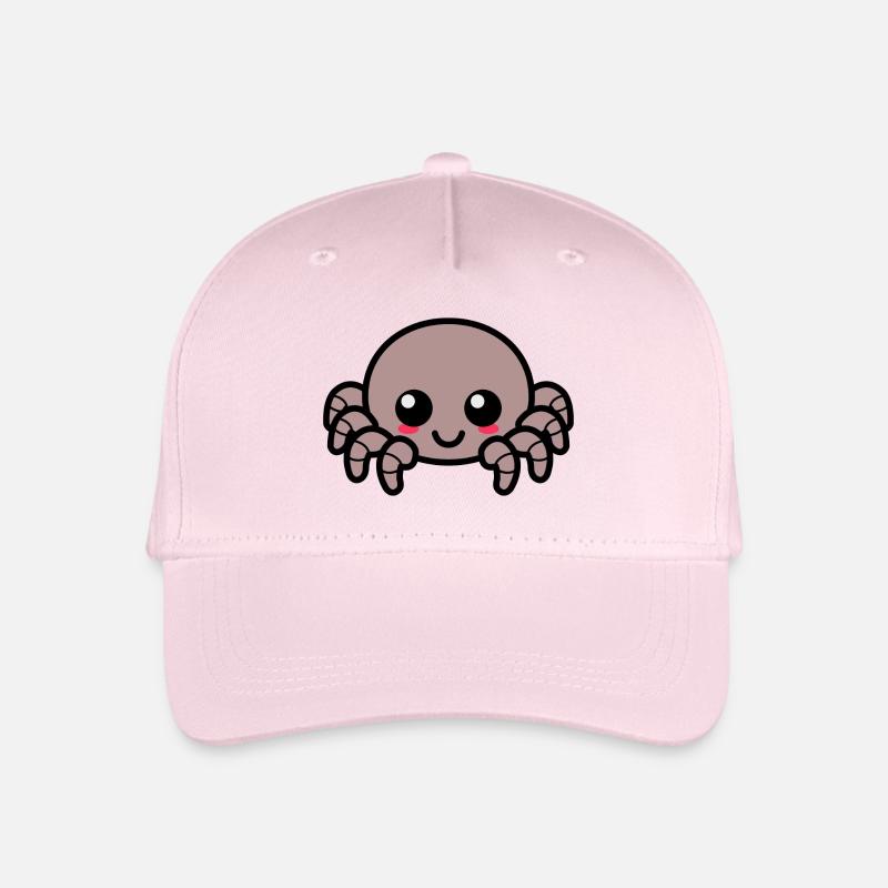 Spinne - Kinder Bio Basecap - Hellrosa