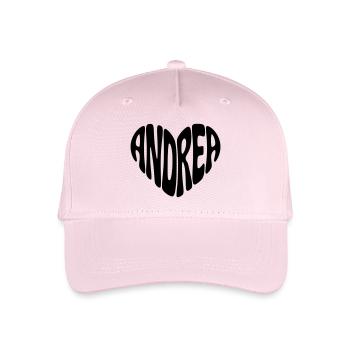Andrea Herz - Casquette de baseball bio Enfant - rose pâle - Devant
