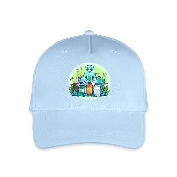 Grüner Reinigungsgeist Cartoon - Casquette de baseball bio Enfant - bleu clair - Devant