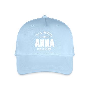 Anna Anna - Kinder Bio Basecap - Hellblau - Vorne