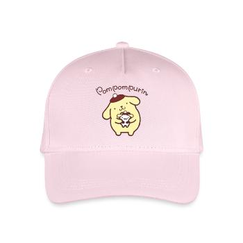 Pompompurin With Muffin Dressed As Pompompurin - Organic Kids’ Baseball Cap - light pink - Front