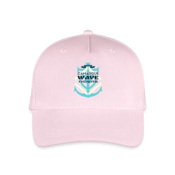 Camargue Wave Rider - Lou Cant Dóu Mistrau - Rdzo - Organic Kids’ Baseball Cap - light pink - Front