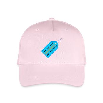 Nicht Zum Verkauf Preisschild - Kinder Bio Basecap - Hellrosa - Vorne