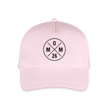 Mom 26 Grunge Baby Muttertag - Mama 2026 Geschenk - Kinder Bio Basecap - Hellrosa - Vorne