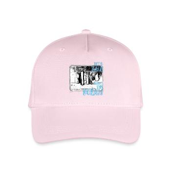 Let's talk about the ocean - Organic Kids’ Baseball Cap - light pink - Front