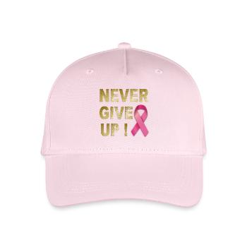 N’abandonnez jamais le ruban rose - Casquette de baseball bio Enfant - rose pâle - Devant