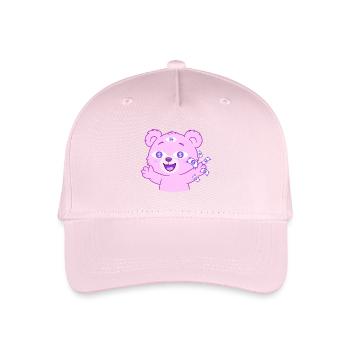 Money Teddy - Organic Kids’ Baseball Cap - light pink - Front