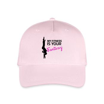 Pole Dance Sayings - My Fitness your Fantasy - Organic Kids’ Baseball Cap - light pink - Front