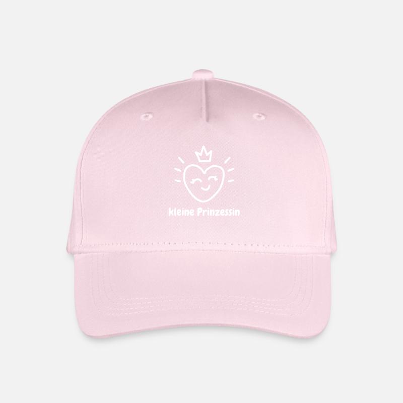 große/kleine PRINZESSIN - Kinder Bio Basecap - Hellrosa