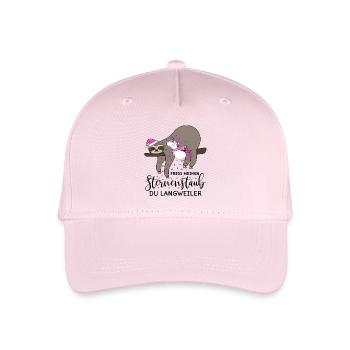 Paresseux licorne stardust noël hiver - Casquette de baseball bio Enfant - rose pâle - Devant
