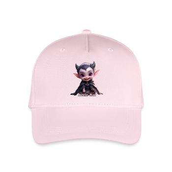 Bat - Organic Kids’ Baseball Cap - light pink - Front