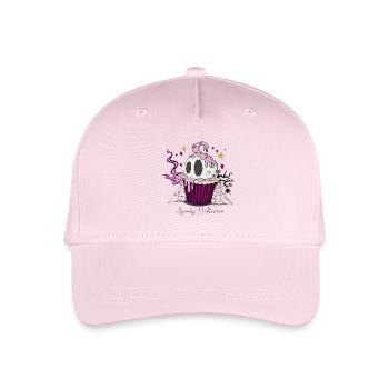 Gruseliges Halloween - Kinder Bio Basecap - Hellrosa - Vorne