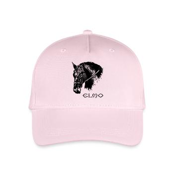Elmo Dressage - Organic Kids’ Baseball Cap - light pink - Front