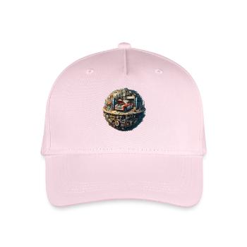 Car repair shop Planet - Organic Kids’ Baseball Cap - light pink - Front